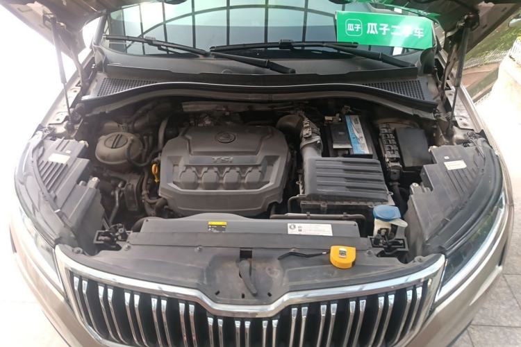 Used Skoda Kodiaq 2019 Facelifted TSI330 5-Seater Two-Wheel-Drive Luxury Enjoyment Edition China VI Standard Engine Bay