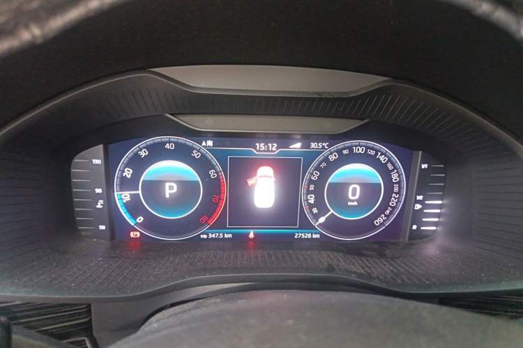 Used Skoda Kodiaq 2019 Facelifted TSI330 5-Seater Two-Wheel-Drive Luxury Enjoyment Edition China VI Standard Instrument Cluster