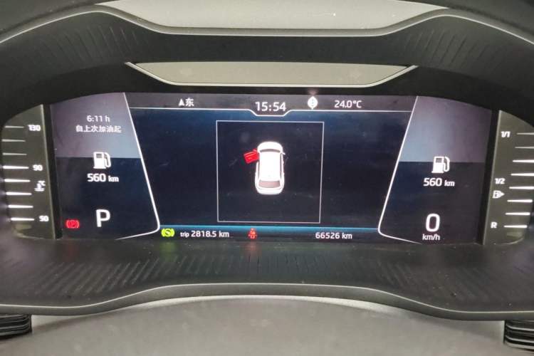 Used Skoda Kodiaq 2019 Facelifted TSI330 7-Seater Two-Wheel-Drive Luxury Enjoyment Edition China VI Standard Instrument Cluster