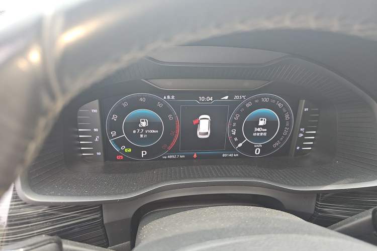 Used Skoda Kodiaq 2019 Facelifted TSI330 7-Seater Two-Wheel-Drive Luxury Enjoyment Edition China VI Standard Instrument Cluster