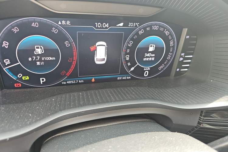 Used Skoda Kodiaq 2019 Facelifted TSI330 7-Seater Two-Wheel-Drive Luxury Enjoyment Edition China VI Standard Odometer Close Up