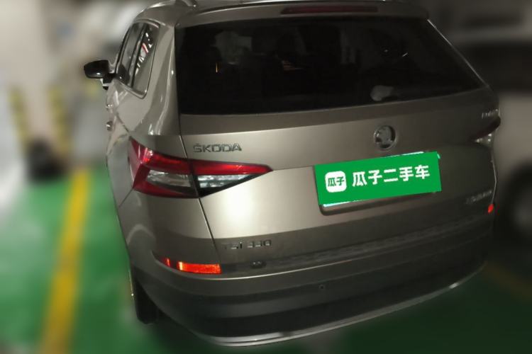 Used Skoda Kodiaq 2019 Facelifted TSI330 7-Seater Two-Wheel-Drive Deluxe Enjoyment Version China V Emission Standard Rear Left 45 Deg