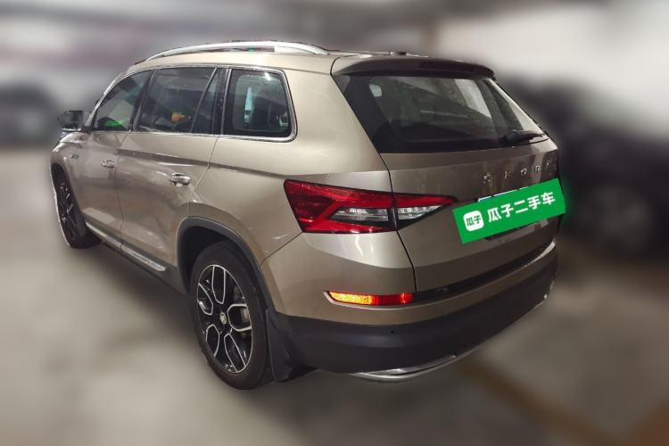 Used Skoda Kodiaq 2019 Facelifted TSI330 7-Seater Two-Wheel-Drive Luxury Enjoyment Edition China VI Standard Rear Left 45 Deg