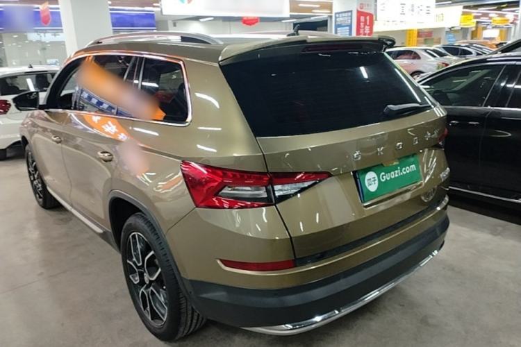 Used Skoda Kodiaq 2019 Facelifted TSI330 7-Seater Two-Wheel-Drive Luxury Enjoyment Edition China VI Standard Rear Left 45 Deg