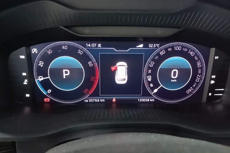 Used Skoda Kodiaq 2020 TSI330 7-Seater Two-Wheel-Drive Luxury Enjoyment Edition Instrument Cluster