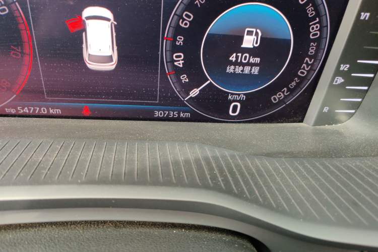 Used Skoda Kodiaq 2020 TSI330 5-Seat Two-Wheel Drive Deluxe Enjoyment Edition Odometer Close Up