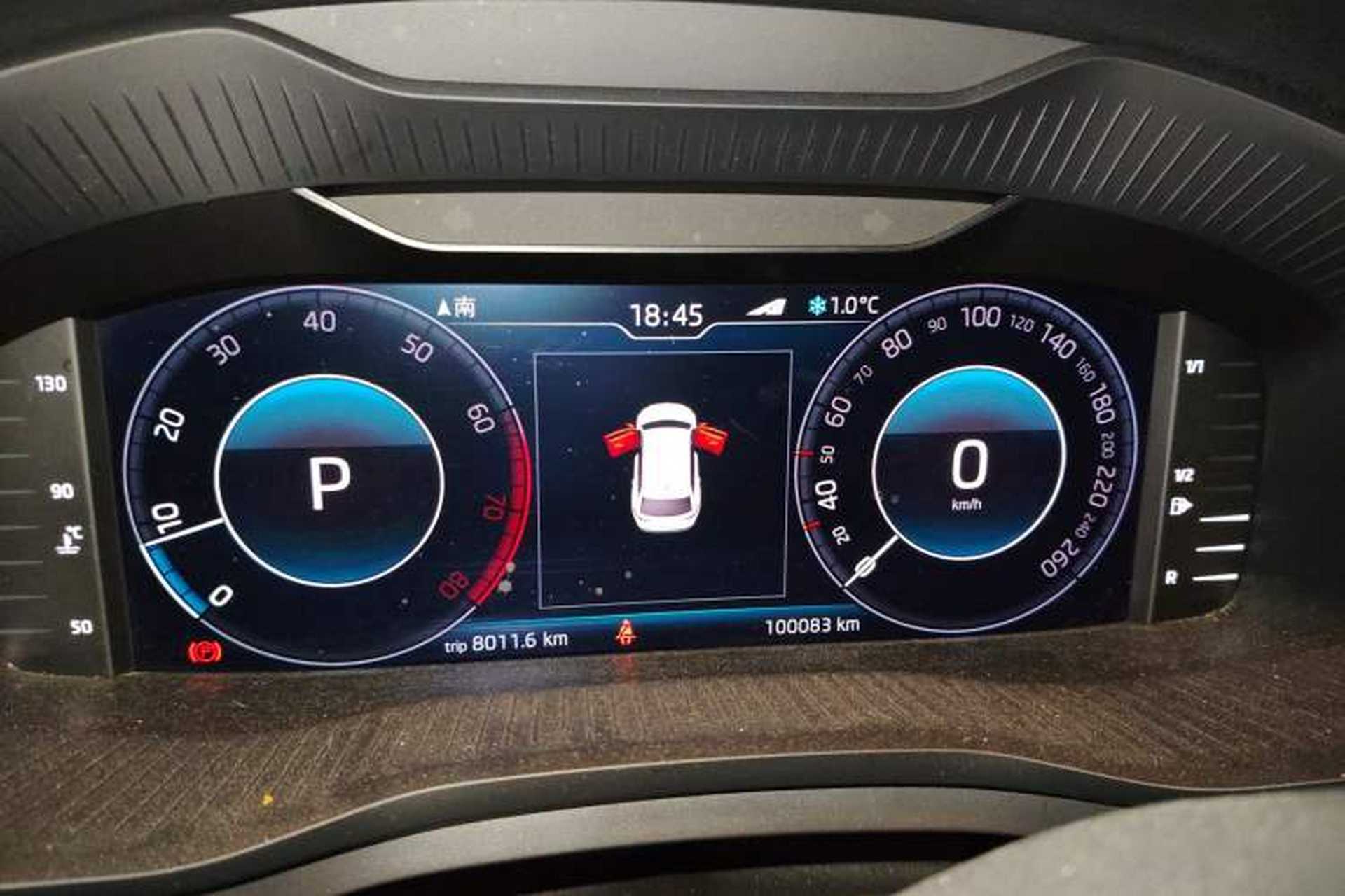 Used Skoda Kodiaq 2020 TSI330 5-Seat Two-Wheel Drive Deluxe Enjoyment Edition Instrument Cluster