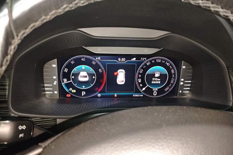 Used Skoda Kodiaq 2020 TSI330 7-Seater Two-Wheel-Drive Luxury Enjoyment Edition Instrument Cluster