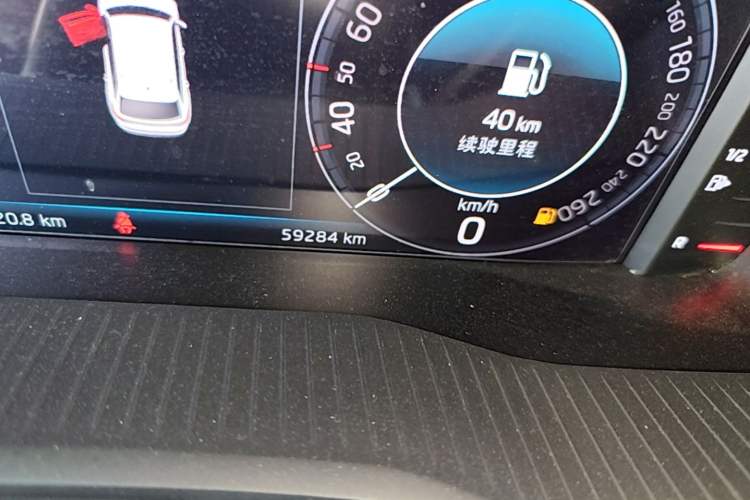 Used Skoda Kodiaq 2020 TSI330 7-Seater Two-Wheel-Drive Luxury Enjoyment Edition Odometer Close Up