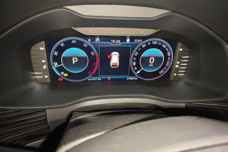 Used Skoda Kodiaq 2020 TSI330 5-Seat Two-Wheel Drive Deluxe Enjoyment Edition Odometer Close Up