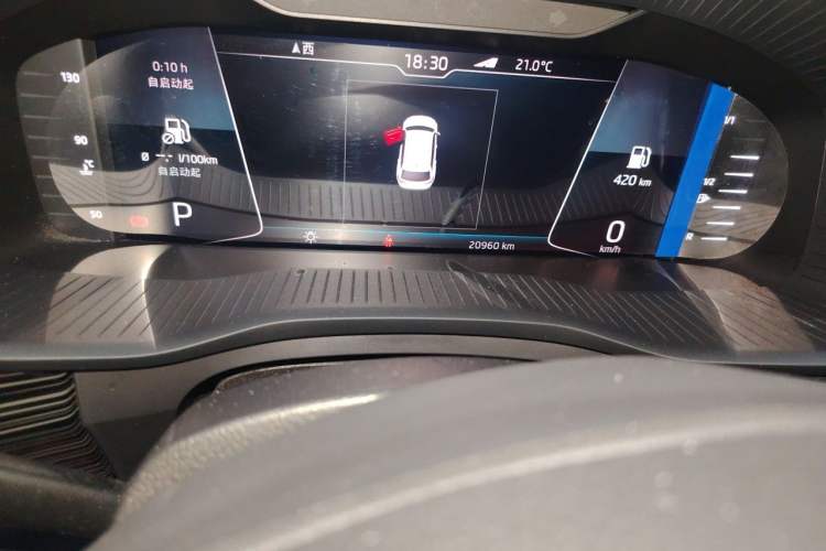Used Skoda Kodiaq 2020 TSI330 7-Seater Two-Wheel-Drive Luxury Enjoyment Edition Odometer Close Up