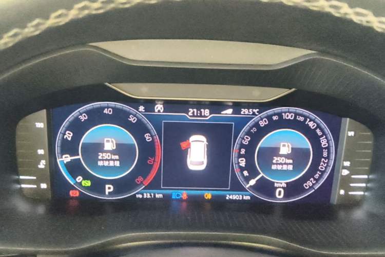 Used Skoda Kodiaq 2021 TSI330 5-Seater Two-Wheel-Drive Luxury Plus Edition Instrument Cluster
