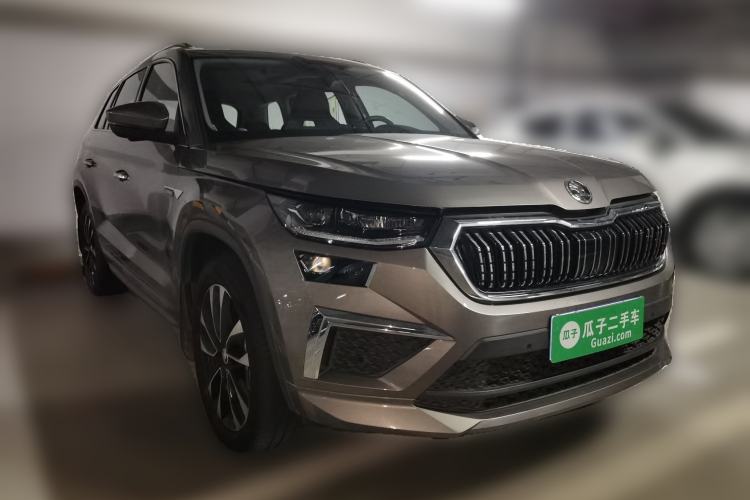 Used Skoda Kodiaq 2022 TSI380 7-Seater Four-Wheel-Drive Flagship Model Front Right 45 Deg