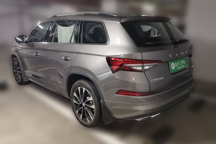 Used Skoda Kodiaq 2022 TSI380 7-Seater Four-Wheel-Drive Flagship Model Rear Left 45 Deg
