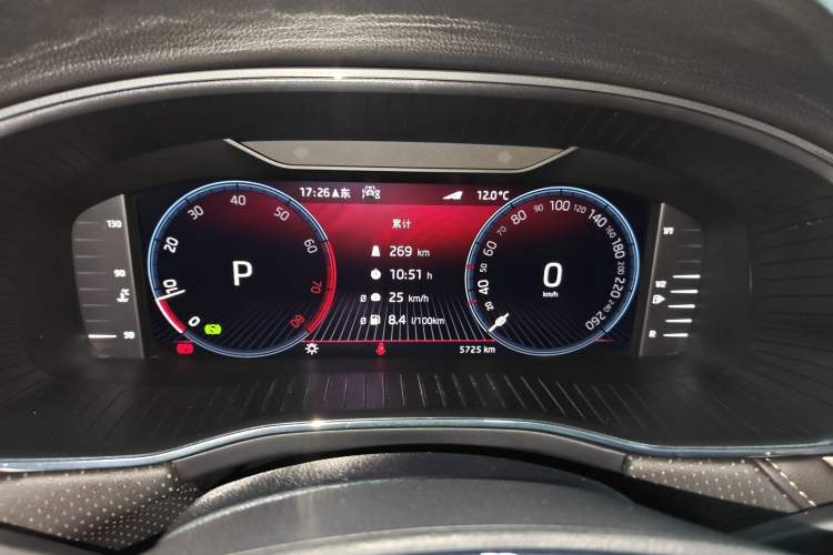 Used Skoda Kodiaq 2022 TSI330 5-Seater Two-Wheel-Drive Luxury Edition Instrument Cluster
