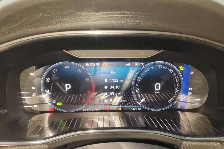 Used Skoda Kodiaq 2023 Facelifted TSI330 7-Seater Two-Wheel-Drive Luxury Edition Instrument Cluster