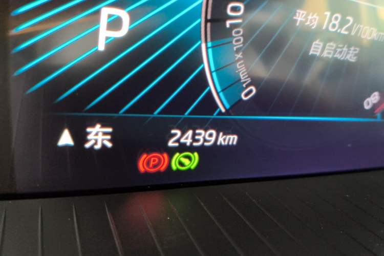 Used Skoda Kodiaq 2024 TSI330 5-Seat Two-Wheel Drive Elite Version Odometer Close Up