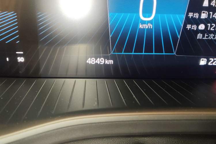 Used Skoda Kodiaq 2024 TSI330 5-Seat Two-Wheel Drive Elite Version Odometer Close Up