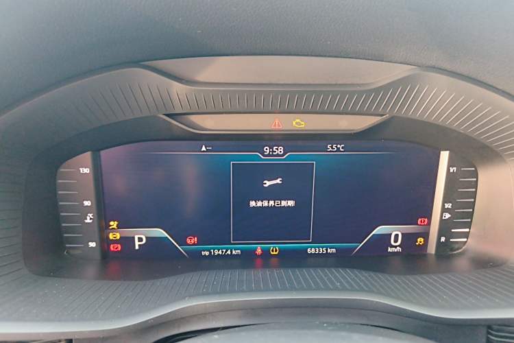 Used Skoda Kodiaq GT 2019 TSI330 Two-Wheel-Drive Luxury Edition China VI Standard Instrument Cluster