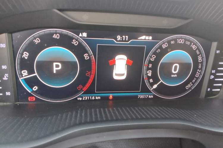 Used Skoda Kodiaq GT 2019 TSI330 Two-Wheel-Drive Luxury Edition China VI Standard Instrument Cluster