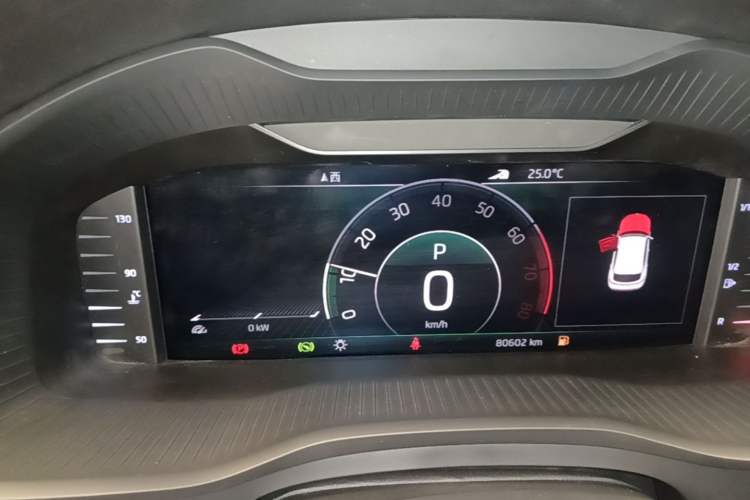 Used Skoda Kodiaq GT 2019 TSI380 4x4 Flagship Model China VI Standard Instrument Cluster