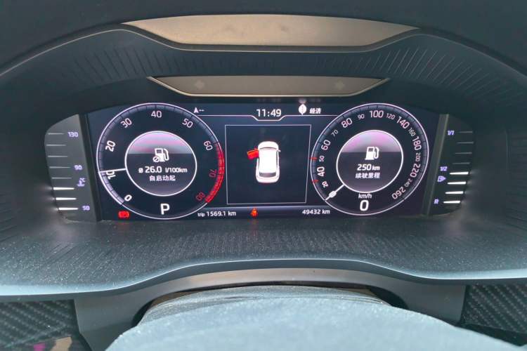 Used Skoda Kodiaq GT 2019 TSI380 4x4 Flagship Model China VI Standard Instrument Cluster