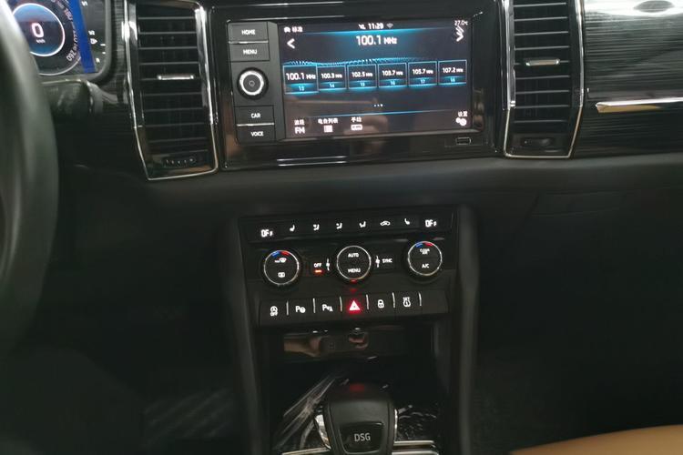 Used Skoda Kodiaq GT 2019 TSI330 Two-Wheel-Drive Luxury Edition China V Standard Audio And AC Panel