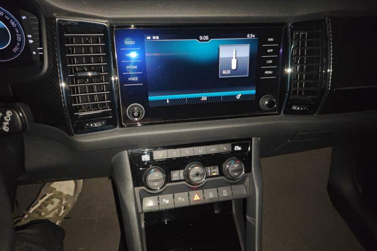 Used Skoda Kodiaq GT 2019 TSI380 4x4 Flagship Model China VI Standard Audio And AC Panel
