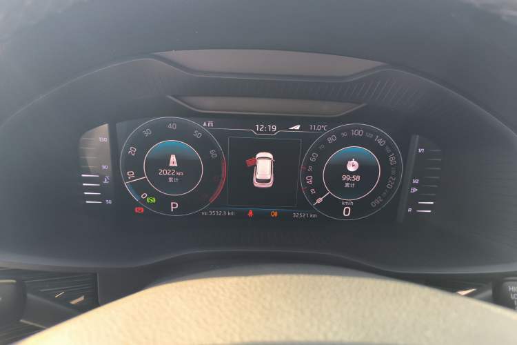 Used Skoda Kodiaq GT 2019 TSI330 Two-Wheel-Drive Luxury Edition China V Standard Instrument Cluster