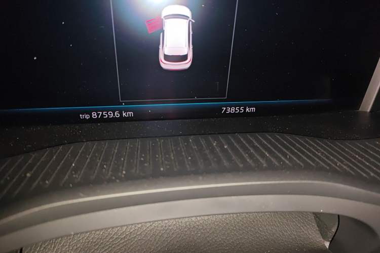 Used Skoda Kodiaq GT 2019 TSI380 4x4 Flagship Model China VI Standard Odometer Close Up