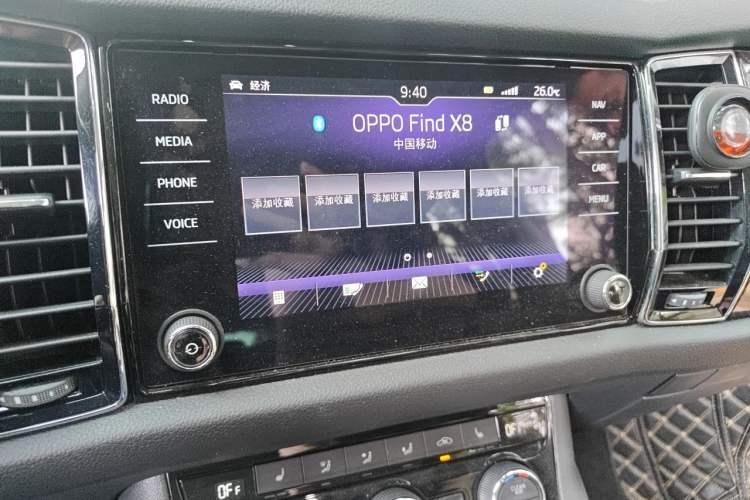 Used Skoda Kodiaq GT 2019 TSI380 4x4 Flagship Model China VI Standard Audio And AC Panel