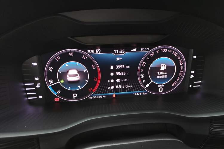 Used Skoda Kodiaq GT 2019 TSI330 Two-Wheel-Drive Luxury Edition China VI Standard Instrument Cluster