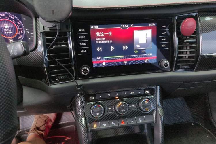 Used Skoda Kodiaq GT 2019 TSI380 4x4 Flagship Edition China V Standard Audio And AC Panel