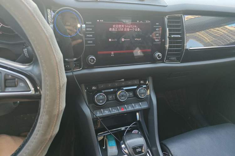 Used Skoda Kodiaq GT 2019 TSI380 4x4 Flagship Model China VI Standard Audio And AC Panel