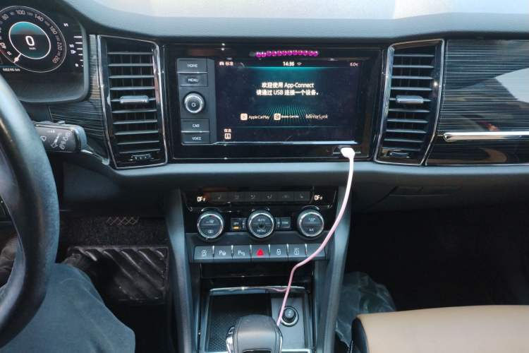 Used Skoda Kodiaq GT 2019 TSI330 Two-Wheel-Drive Luxury Edition China V Standard Audio And AC Panel