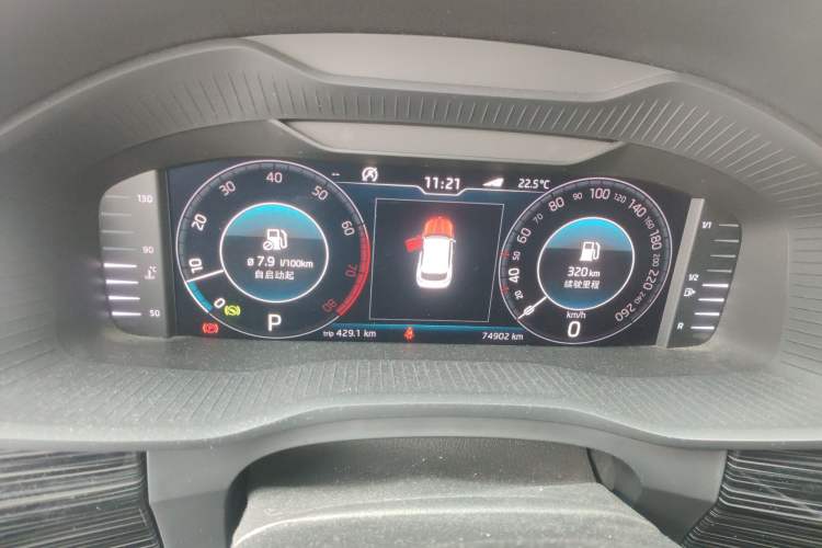 Used Skoda Kodiaq GT 2019 TSI330 Two-Wheel-Drive Luxury Edition China V Standard Instrument Cluster