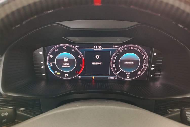 Used Skoda Kodiaq GT 2019 TSI330 Two-Wheel-Drive Luxury Edition China VI Standard Instrument Cluster