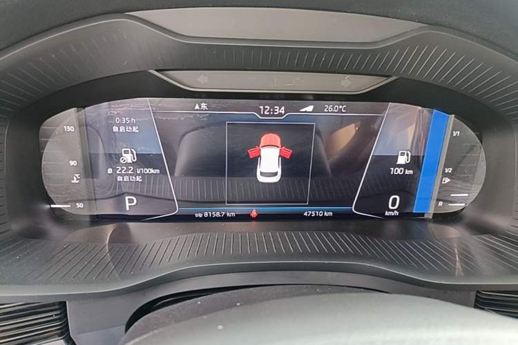 Used Skoda Kodiaq GT 2019 TSI330 Two-Wheel-Drive Luxury Edition China VI Standard Instrument Cluster