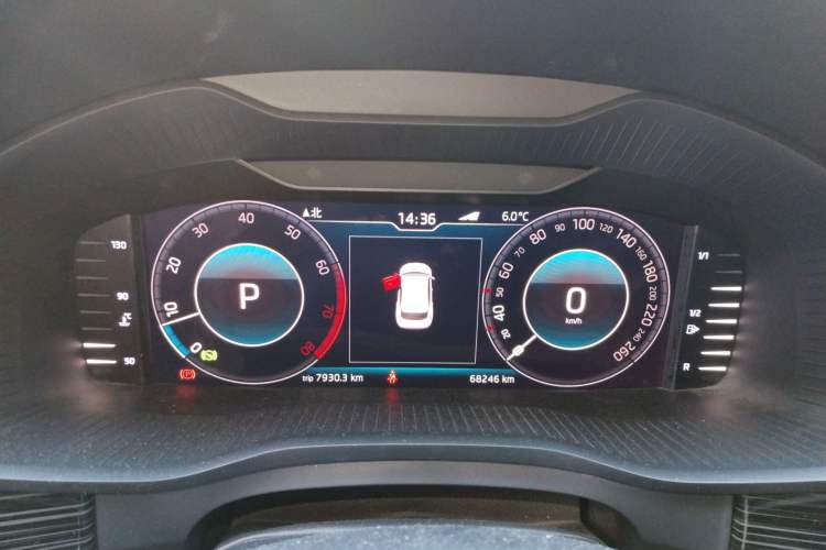 Used Skoda Kodiaq GT 2019 TSI330 Two-Wheel-Drive Luxury Edition China V Standard Instrument Cluster