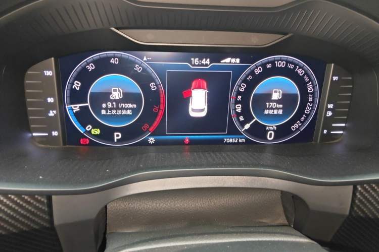 Used Skoda Kodiaq GT 2019 TSI380 4x4 Flagship Model China VI Standard Odometer Close Up
