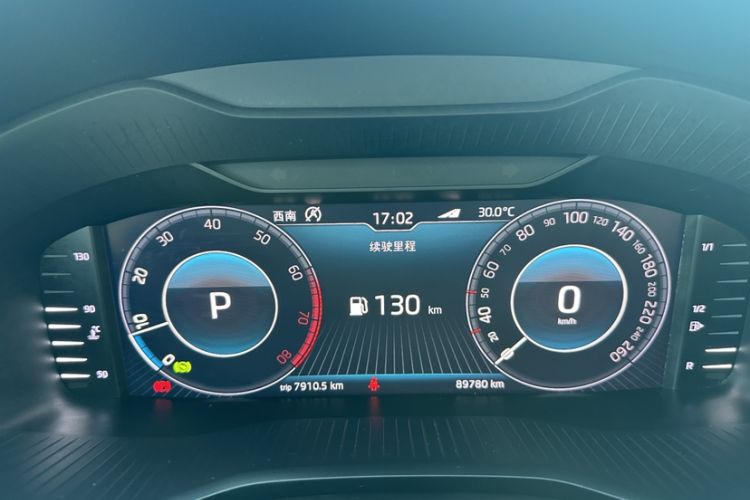 Used Skoda Kodiaq GT 2019 TSI330 Two-Wheel-Drive Luxury Edition China VI Standard Odometer Close Up