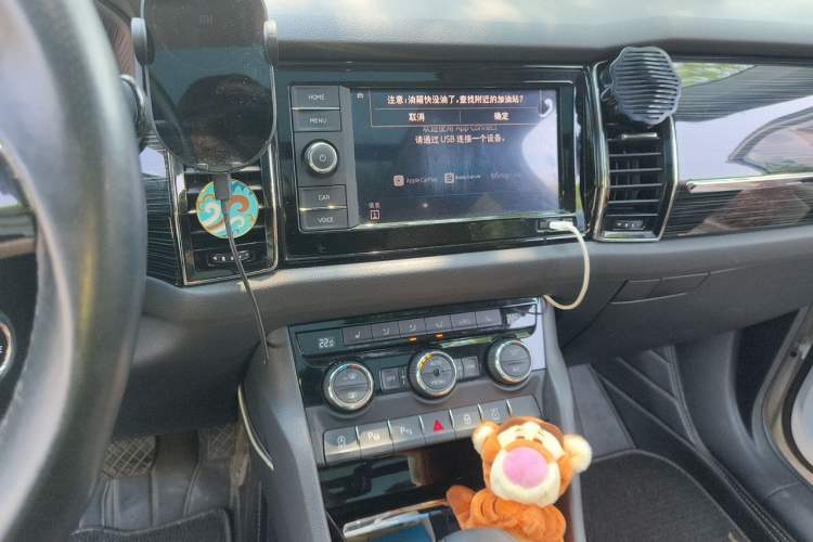 Used Skoda Kodiaq GT 2019 TSI330 Two-Wheel-Drive Luxury Edition China VI Standard Audio And AC Panel