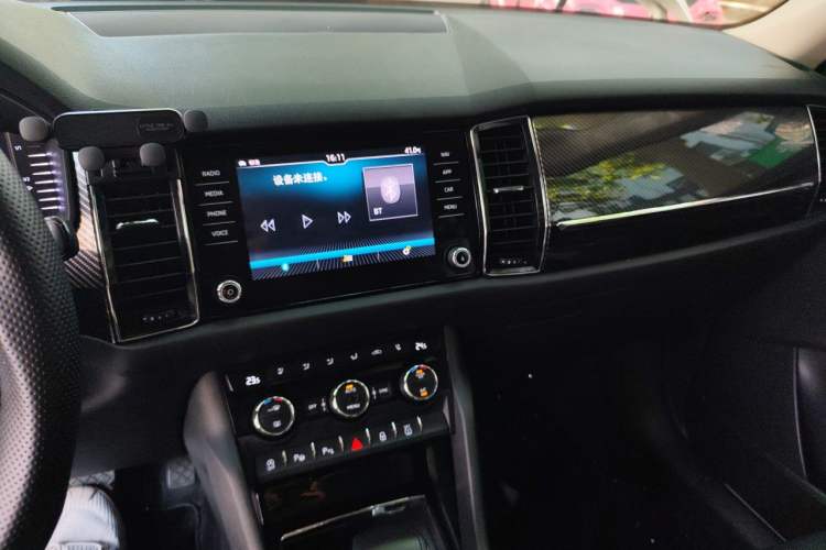 Used Skoda Kodiaq GT 2019 TSI380 4x4 Flagship Model China VI Standard Audio And AC Panel