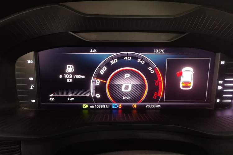 Used Skoda Kodiaq GT 2019 TSI330 Two-Wheel-Drive Luxury Edition China V Standard Instrument Cluster