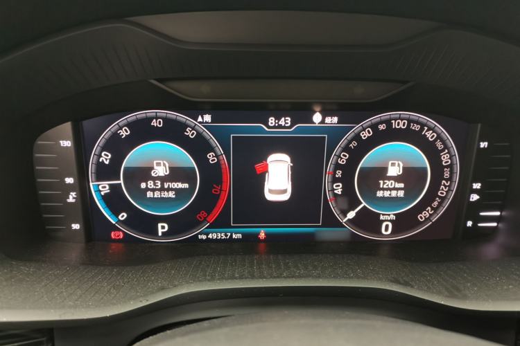 Used Skoda Kodiaq GT 2019 TSI330 Two-Wheel-Drive Luxury Edition China V Standard Instrument Cluster