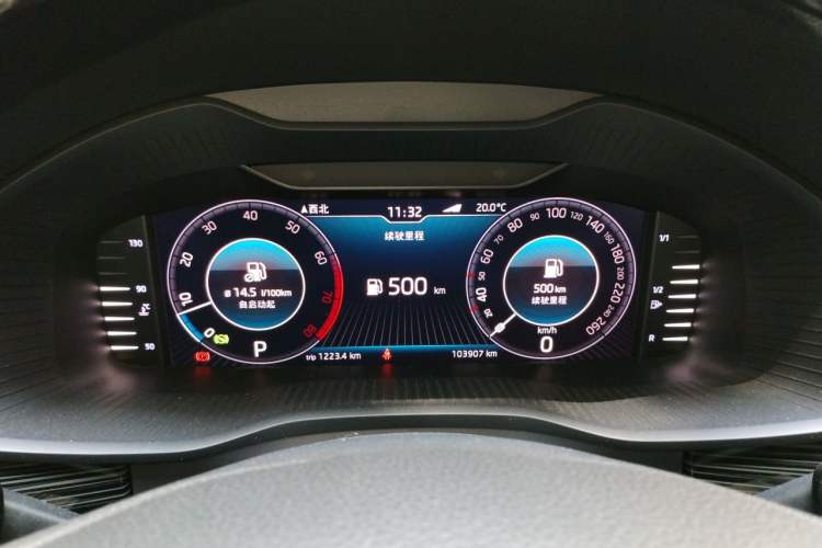 Used Skoda Kodiaq GT 2019 TSI330 Two-Wheel-Drive Luxury Edition China VI Standard Instrument Cluster