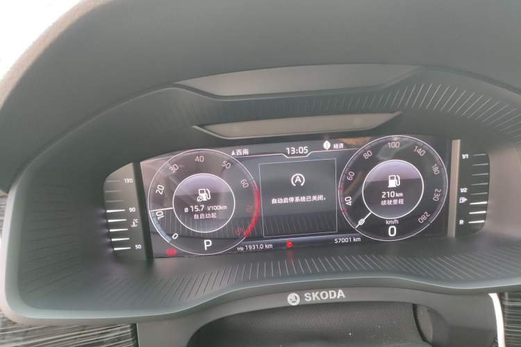 Used Skoda Kodiaq GT 2019 TSI330 Two-Wheel-Drive Luxury Edition China VI Standard Instrument Cluster
