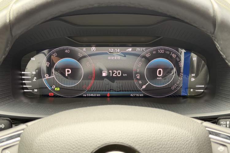 Used Skoda Kodiaq GT 2019 TSI330 Two-Wheel-Drive Luxury Edition China VI Standard Instrument Cluster