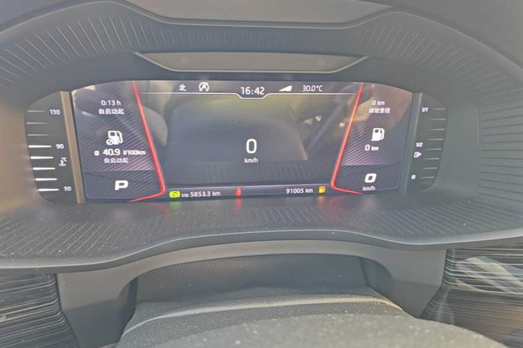 Used Skoda Kodiaq GT 2019 TSI330 Two-Wheel-Drive Luxury Edition China VI Standard Instrument Cluster