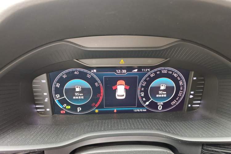 Used Skoda Kodiaq GT 2019 TSI330 Two-Wheel-Drive Luxury Edition China V Standard Instrument Cluster
